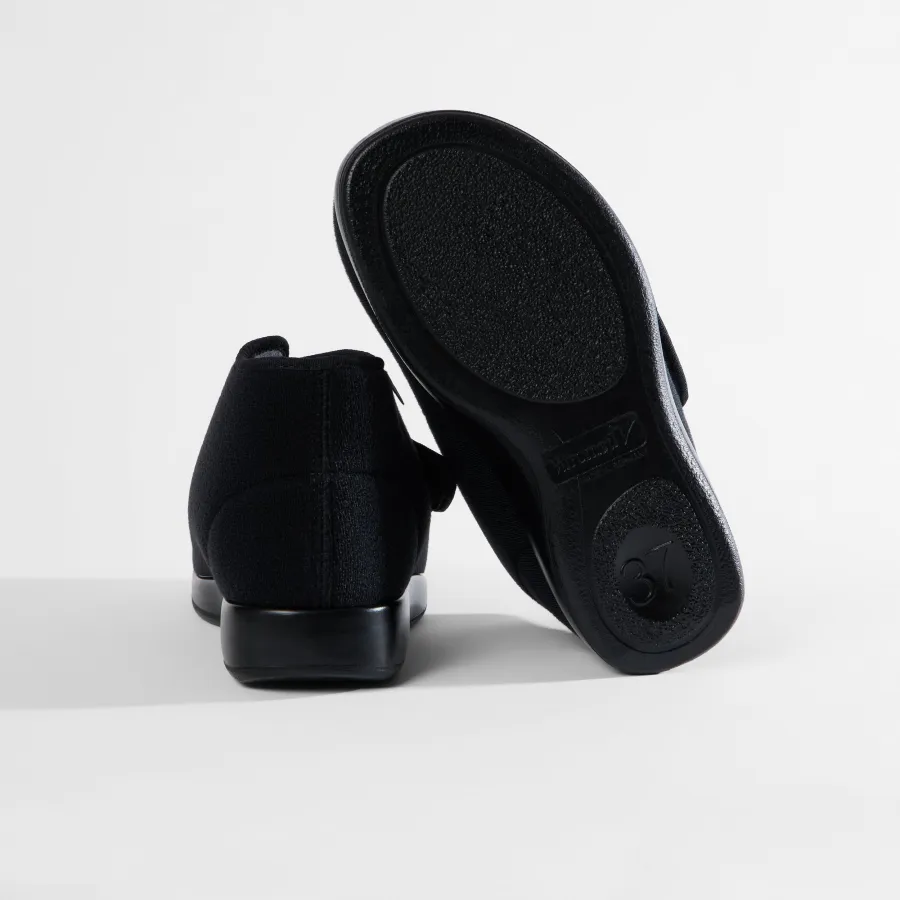 Rom XXL Verbandschuhe Weite R Varomed in Schwarz - Rückansicht