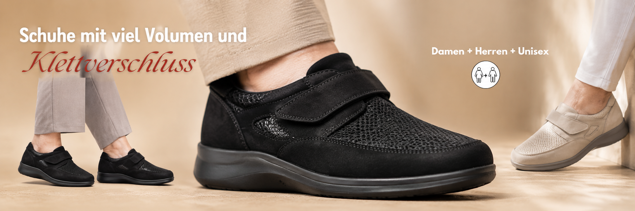 Varomed Straßenschuhe mit Klettverschluss