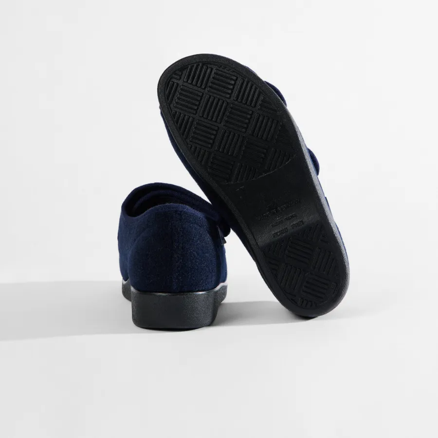 Varomed Stockholm Verbandsandale in Marine - Rückansicht