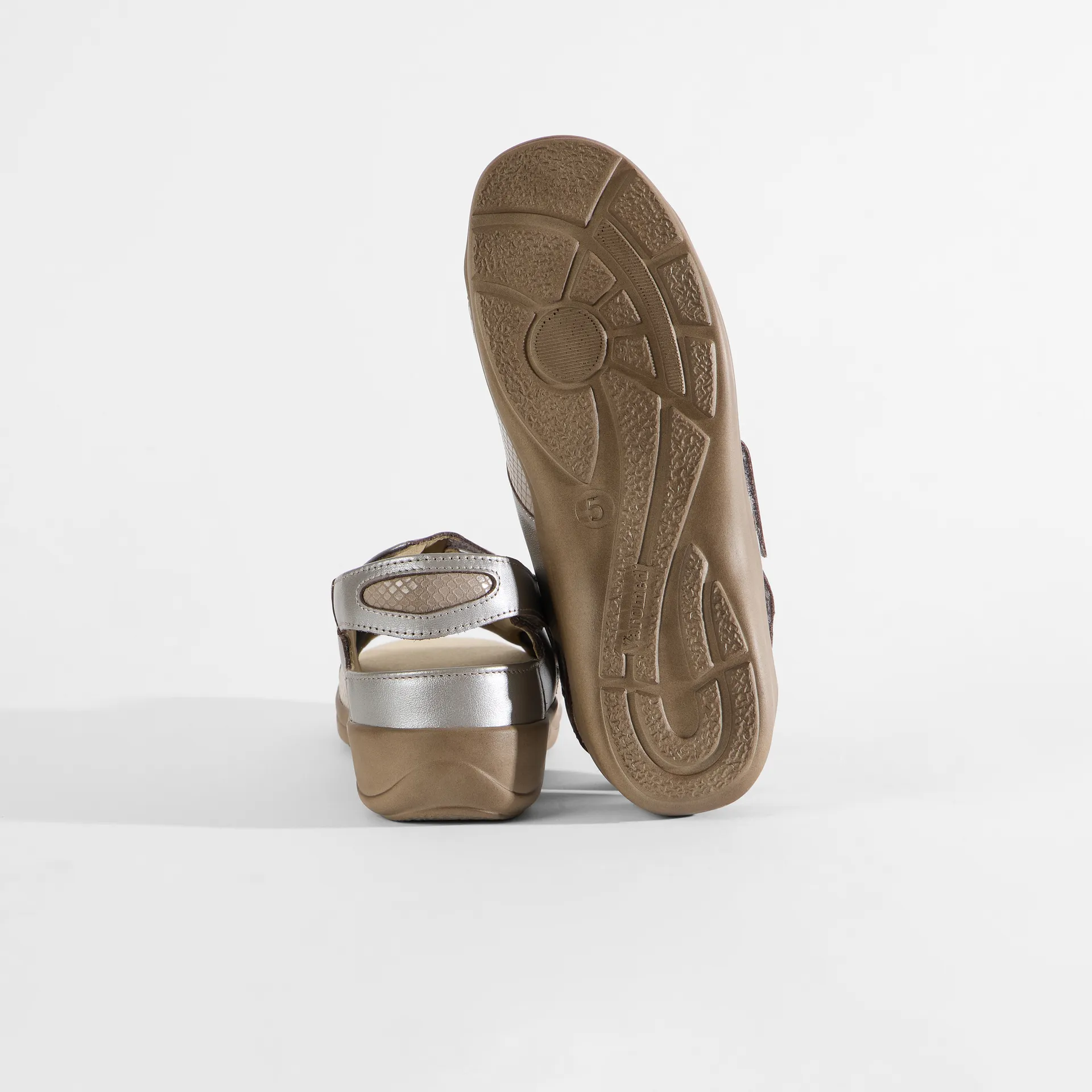 Detailansicht Ledersandale Varomed Berlin 79721 Sohle