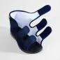 Varomed Rijeka XXL offener Verbandschuh in Marine - schräge Ansicht