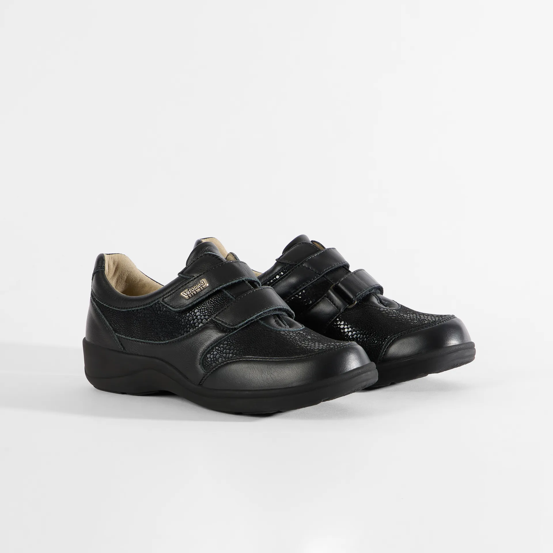 Varomed Madrid 79281 schwarz Lederschuhe