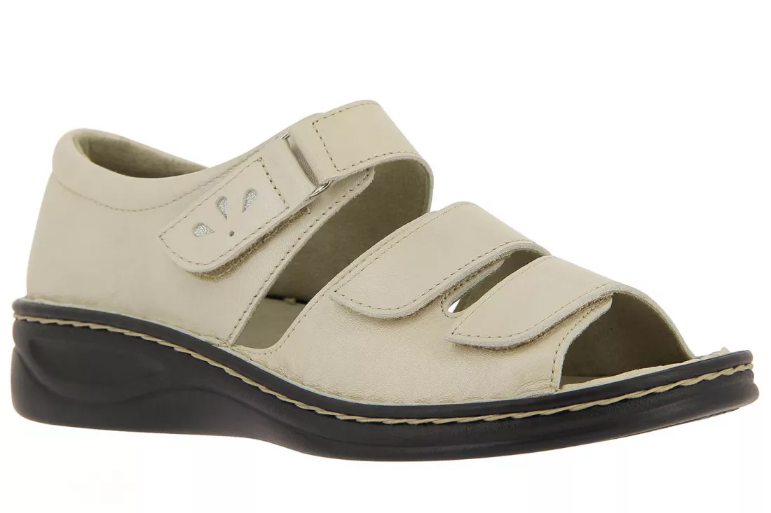 Ledersandale Martha_Damen Sandale beige 