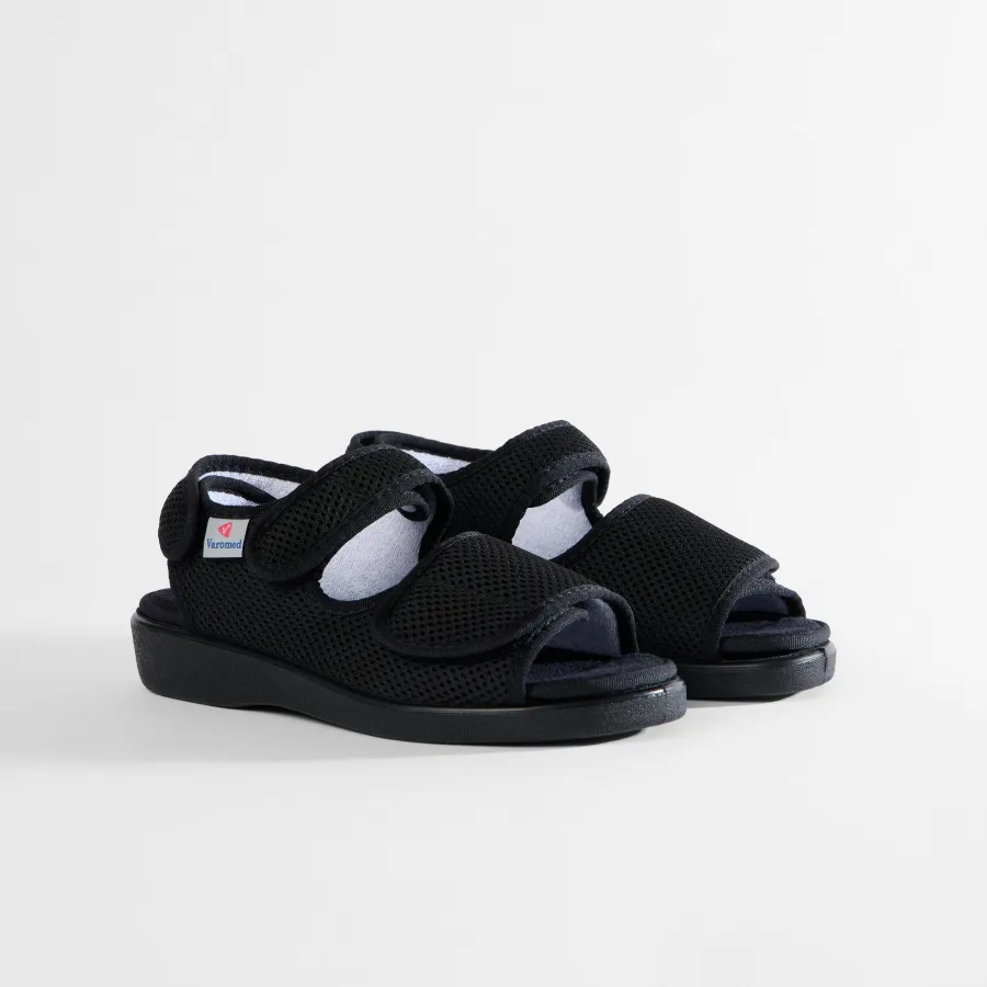 Varomed Genf Verbandsandale Blau schräge Ansicht