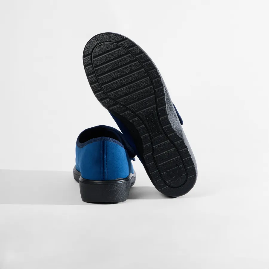 Varomed Skopje Hausschuhe Marine - Rückansicht