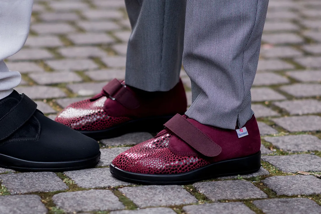 Varomed Zürich Halbschuh in Sand - getragen