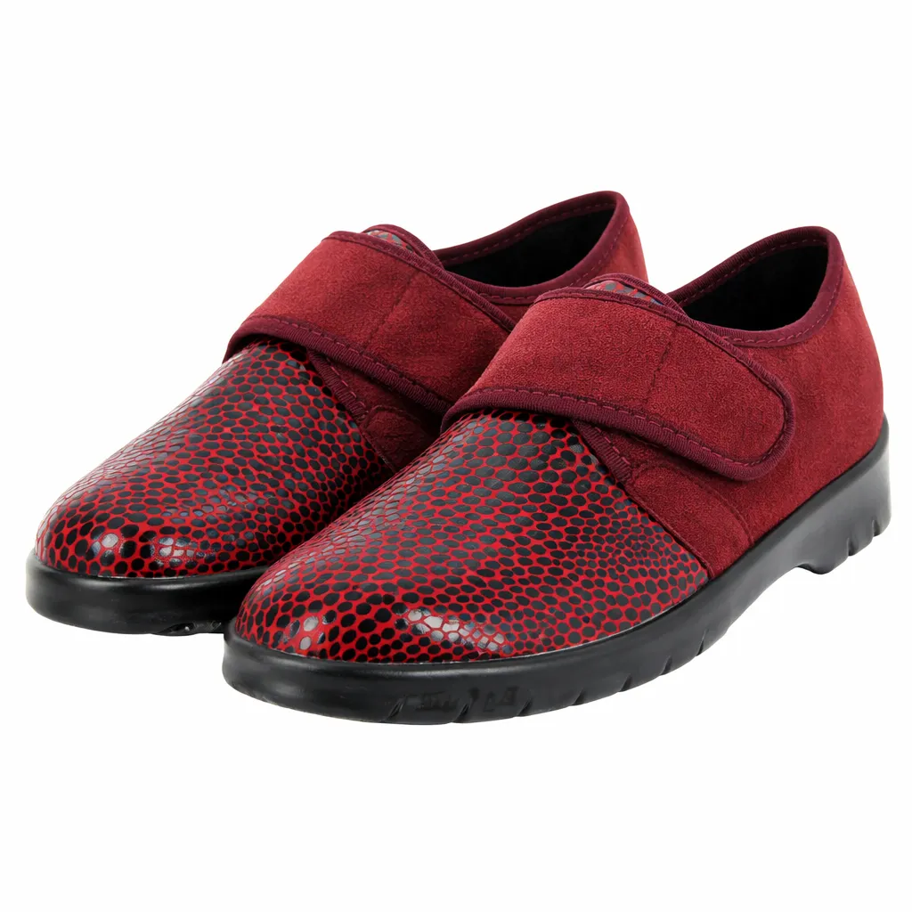 Varomed Strasbourg Klettslipper in Rot - schräge Ansicht