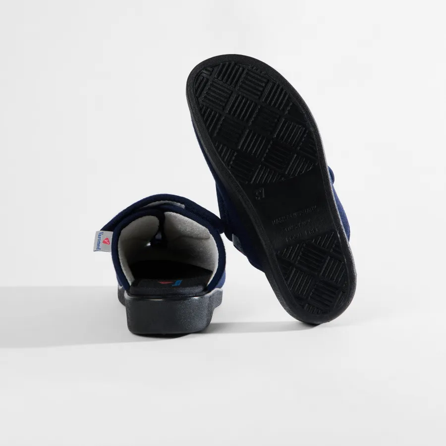 Varomed Bali Verbandpantoffel Marine - Rückansicht