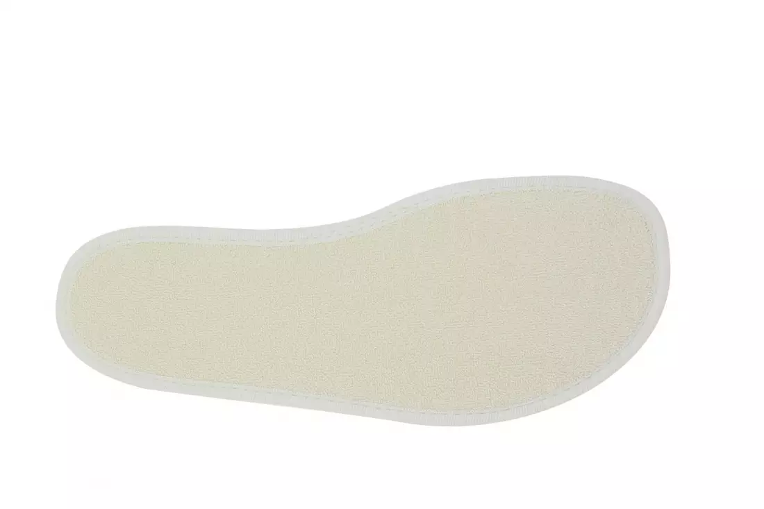 Varomed Einlegesohle Latexschaum in Weiß - Draufsicht