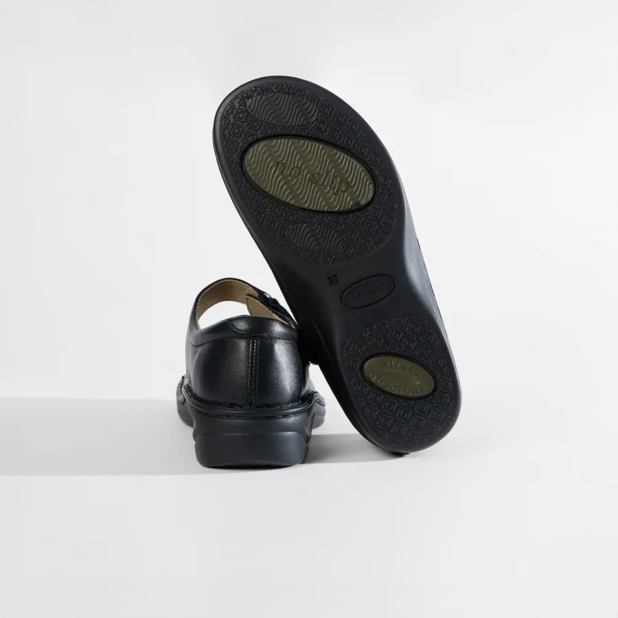 Varomed Martha Sandalette in Schwarz - Rückansicht