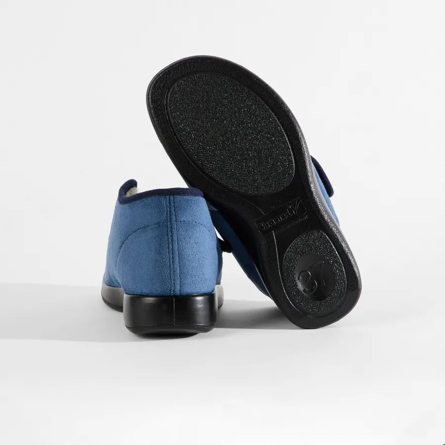 Varomed Genua Winter II Weite L in Blau - Rückansicht