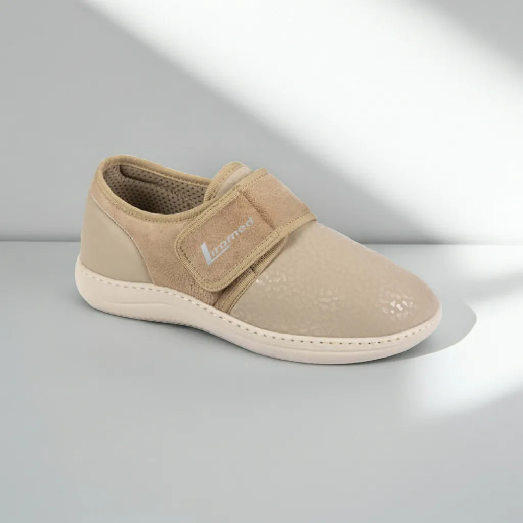 Liromed Straßenschuhe Weite L Sand - Seitenansicht