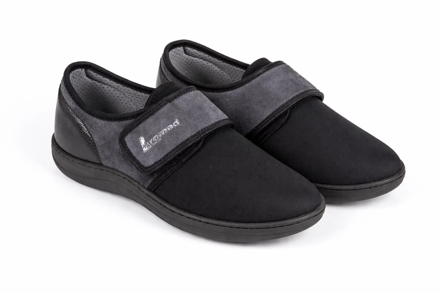 Liromed Straßenschuh Marine - schräge Ansicht