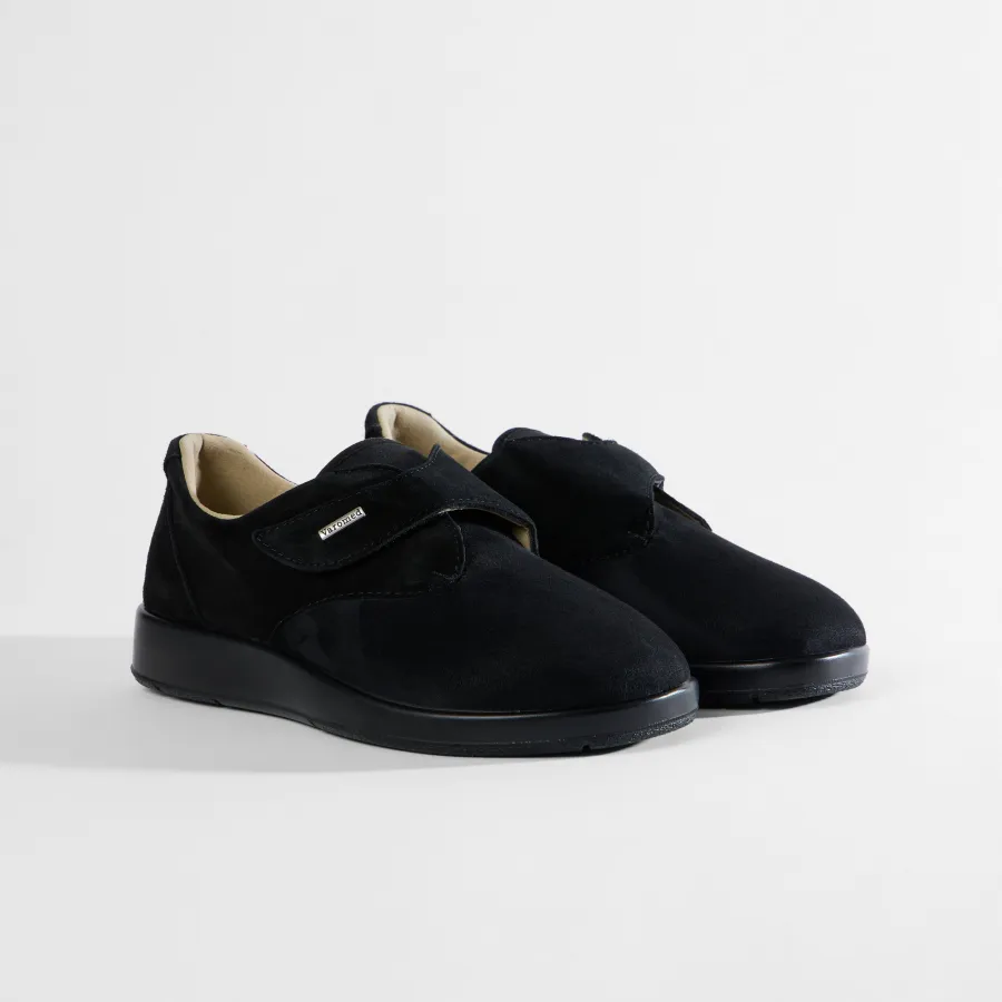 Varomed Teneriffa Nachtblau Kletthalbschuh - schräge Ansicht